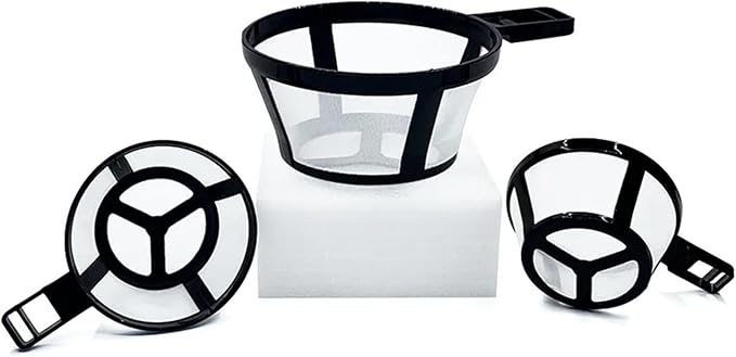 1/3/5/10pcs Coffee Filter Reusable Nylon Coffee Pot Filter Portable Basket Cup Style Environmental Protection Mesh Coffee Tools(10pcs)