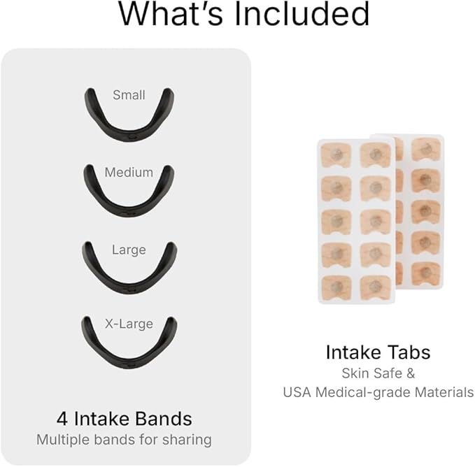 Intake Breathing Magnetic Nasal Strips Starter Kit (15 Count, Black) - Boost Oxygen Intake, Reduce Snoring, Improve Sleep Quality - Sweat Resistant, Nasal Strips - Extra Strength Snoring Solution