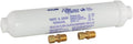 EZ-Flo 10 Inch Line Water Filter, Brass 1/4 Inch MIP x 7/16 Inch Compression Adapters, 1500 Gallon Capacity, 60461N