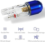 HUBEST New Airbrush Filter 1/8'' Comfortable Handy in-Line Mini Air Filter Moisture Water Trap Spray Pen Brush Tool Oil-Water Separator