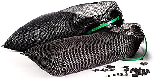 OdorHog Metal Cap Slip On Vent Stack Pipe Filter 2" Black ABS, Removes Outdoor and Sewer Odor Problems (2.0-inch)