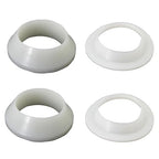 2PCS 56mm (2.2") Flat Silicone Sealing Gaskets - Leak-Proof Washers for Bathroom Sink Drain & Inclined Sliding Joints