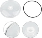 Sand Filter Pump Replacement Part for SF15110 with Gasket, Pool for Leaf Trap Cover Lid Compatible with SF15110 Model, Transparent Plastic Upgrade for Installation and Leak-Proof Seal
