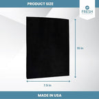 Activated Carbon Filter Replacement for Whynter Portable AC - 7.5" x 15" Portable AC Filter - Absorbs Odors and VOCs, Ideal for ARC‑14S, ARC‑14SH, and ARC‑141BG (ARC‑CF‑14S) Models