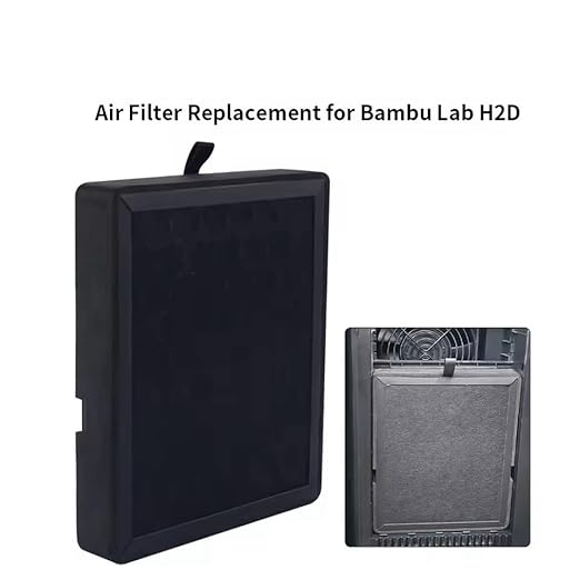 Lab H2D Activated Carbon Air Filter Cartridge for Bambu Lab H2D 3D Printer Replacement Filter