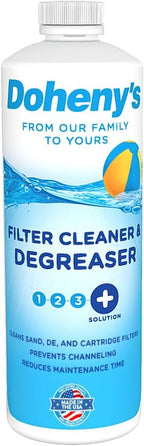 Doheny's Pool Filter Cleaner Degreaser | 100% Professional-Grade | Prevents Sand Bed Channeling And