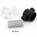 Precision Inline Filter 40 Mesh - 1/2 3/4 1 Inch Stainless Screen for Water Treatment & Greenhouse Systems(3l4 inch)