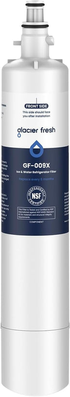 GLACIER FRESH Replacement for RPWFE, RPWF (Built-in CHIP) Refrigerator Water Filter, Compatible with GFE28GYNFS, GFE28GELDS, PFE28KELDS, PFE28KYNFS, GFD28GELDS, PWE23KELDS, PWE23KMKES, 1 Pack