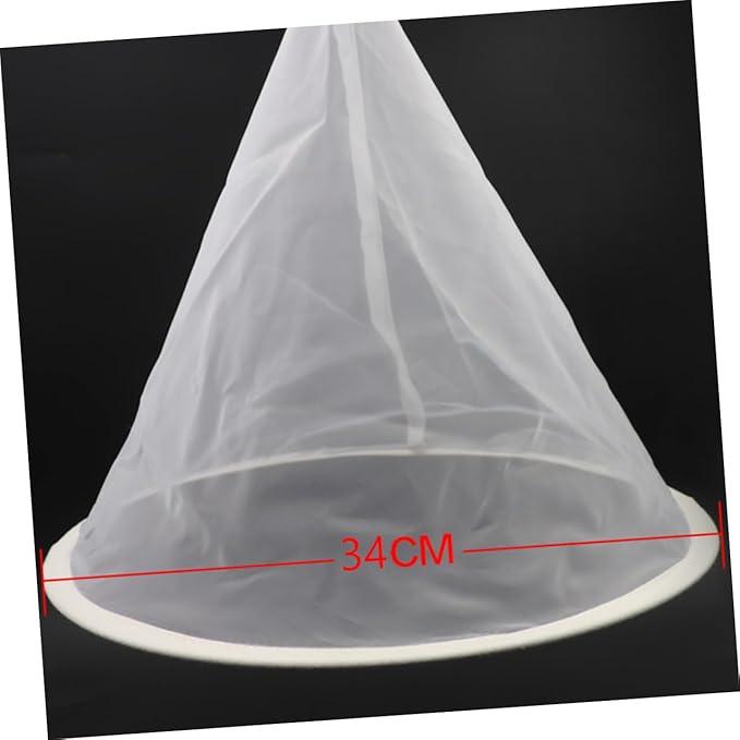 KICHOUSE Practical Mesh Honey Filter Tool Gauze Filter Net for Homemade Honey Drinks Kitchen Use