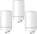 Waterdrop Faucet Water Filter, Replacement for Brita® Filter, Brita® Faucet 36311 On Tap Water Filtration System, FR-200, FF-100 Replacement Filter, White (3 Packs)