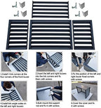 Aluminum Air Conditioner Cover, Privacy Fence Screen, Outdoor Condenser Protective Cover, Freestanding Louvered Space Divider, Trash Can Enclosure & Flower Stand, Suitable for Outdoo
