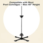 ROYOR Pool Filter Cleaner Stand Tool, Fit for 3", 4", 6" Swimming Pool Cartridge Filter Cleaner, Pool Filter Cleaning Stand with Heavy-Duty Stable Base