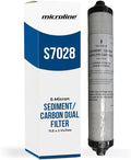 Microline Sediment Filter 5 Micron S7011 Cartridge – Reduces Sediment and Particulates in CTA RO, BRS3, Pentek RS-21SED5, Clack FI-S-7011 – Softener System – 10 x 2.5 Inch White