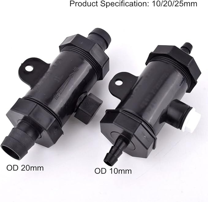Agricultural pump filter,precision,10/20/25mm Pagoda Hose Filter, Sprayer Car Washing Strainer, Garden Irrigation Fittings, Aquarium Fish Tank Soft Water Pipe Filters, 1pcs(Od 20mm)