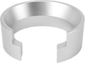 58mm Espresso Dosing Funnel, Lightweight Aluminum Portable Filter Funnel, Compatible with 58mm Portafilter (Silver)