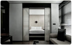 Wall Mirror Modern LED Bathroom Mirror with Defogging Backlit Bathroom Mirrors with Light and Touch Sensor Switch Demister Pad (Color : D Size : 50CMx70CM) (B 75CMx120CM)