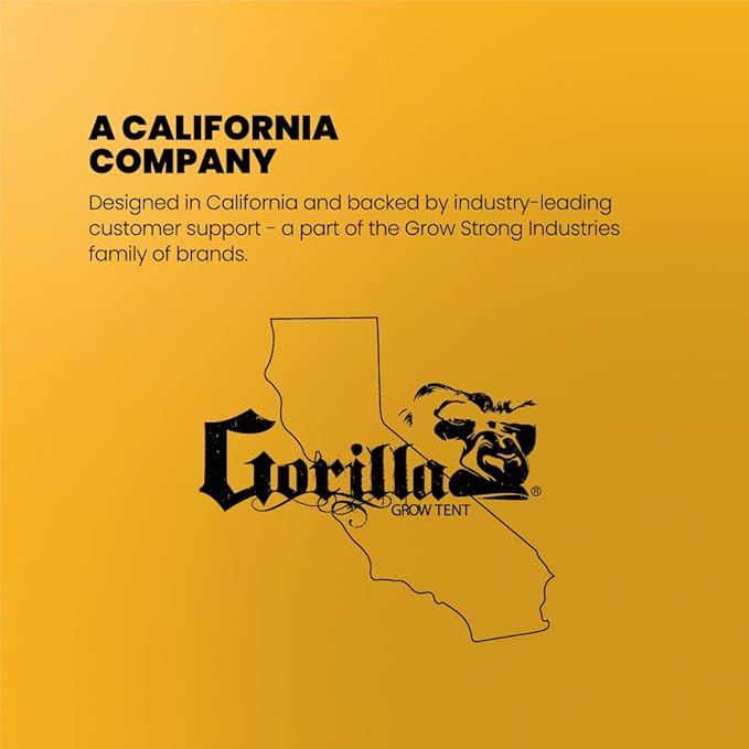 Gorilla Carbon Filter - Strongest, Longest Lasting Charcoal, for Inline Duct Fan, Odor Control, Hydroponics, Grow Tents and Rooms 8-Inch