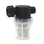 GIEX 60 Mesh Garden Hose Filter with Quick Connect, 3/4" GHT Thread Sediment Trap for Pool and Water Tank Pre-Filtration