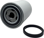 Air Compressor Oil Filter - Replacement Filter OEM Compatible with Quincy, Sullair, and Sullivan-Palatek - 10 Micron, 150 PSI, 31/32" - 20 Thread, 5.62" Tall x 3.66" OD
