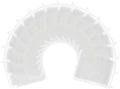 AQUANEAT Aquarium Filter Media Bags 15pcs Fish Tank Extra Fine 100 Micron Mesh Bags with Plastic Zipper for Activated Carbon (5.5" x 8")