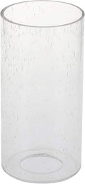 GoLucky Glass Cylinder Shade Accessory Lamp Fixture Replacement Piece With 1-5/8 Inch Fitter - Multiple Specifications 3"(D)8"(H)