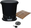 Indoor Compost Bins Compost Bucket Indoor Bokashi Composting System - Kitchen Compost Buckets with Faucet and Air Tight Seal Lid ,Practical Way to Collect All Your Organic Waste, with 1.1lbs of Compos