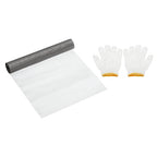PATIKIL 40" L x 10" W Woven Wire Mesh, 150 Mesh 304 Stainless Steel Air Vent Filter Screen with Gloves for Window Security Vent Cover Filtration Animals Fence