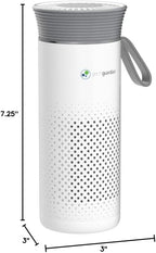 GermGuardian Portable Allergen Air Purifier for Small Spaces with USB Cable, Captures Dust, Pollens, Mold Spores, UV-C Light Helps Reduce Germs, 7” White, AC085