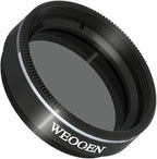 1.25" Moon Filter for Telescope – ND96 Neutral Density, 13% Transmission, Reduces Lunar Glare