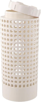 PVC Insect Composting Bin With Screw Lid For Garden Kitchen Waste Processing Outdoor Raised Bed Plant Container Decompose Filter System Educational Tool White 12x6x6 Inches(1pcs)
