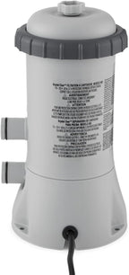 INTEX C1000 Krystal Clear Cartridge Filter Pump for Above Ground Pools: 1000 GPH Pump Flow Rate – Improved Circulation and Filtration – Easy Installation – Improved Water Clarity – Easy-to-Clean