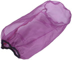 Intake Filter Mesh Cover Polyester Cloth Oilproof and Dustproof Cover Car Cold Air Filter Protector Cover Rain Sock Protective for Motorcycle Automotive (Type A Purple)