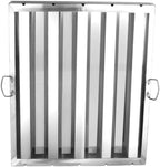 Soro Essentials- 20" W x 25" H Stainless Steel Commercial Kitchen Hood Filter with Handles- Hood Filters Range Hood Filter Range Hood Baffle Grease Filter for Restaurant Kitchen Exhaust Hoods