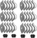 30 Pcs Activated Carbon Face Filters Anti Dust Replacements Parts for Most Sport Bicycle Cycling Mask Filters with 8 Exhaust Breathing Valves Replacement