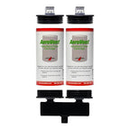 AeroVent Safe2Vent Dual Filter Assembly (Part #10004722) | Fits Multi-Can & Single-Can Systems | 2 Reusable Tops & Bases, 2 Filters | Viz-a-Ball Indicator | Compliant in All 50 States | Made in USA