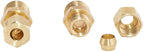 EZ-Flo 10 Inch Line Water Filter, Brass 1/4 Inch MIP x 7/16 Inch Compression Adapters, 1500 Gallon Capacity, 60461N