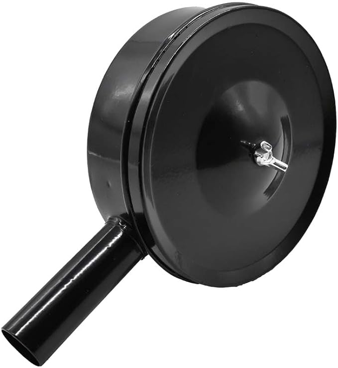 Interstate Pneumatics SA13 - Compressor Air Intake Filter Metal Body 5" Dia - 3/4" MPT w/Paper Cartridge
