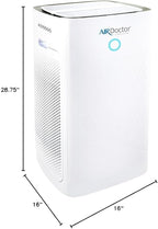 AIRDOCTOR AD5500 HEPA and VOC Air Purifier for Extra Large Spaces & Open Concepts with UltraHEPA, Carbon & VOC Filters - Captures particles 100x Smaller than HEPA Standard (AirDoctor 5500)
