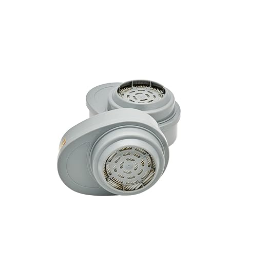 MSA 815364 Advantage Respirator Cartridge - Organic Vapor/Acid Gas/P100 (GMC: OV, CL, SD, CD, HC, HS), Quantity: 2 per Pack, Chemical & Combination Air-Purifying Respirator Filter