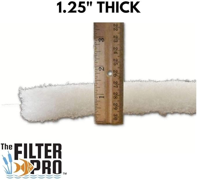 Cut Replacement Skimmer Filter Top Mat - Beige Coarse Filter Media to Fit Popular Brands, Made in USA (19" x 19" x 1.25" Thick- 3 Pack)