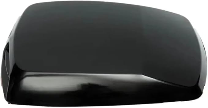 Decorative Hood Scoop Air Intake Flow Vent Black Carbon Universal Car Decoration Accessories Turbo Bonnet Cover(Black)