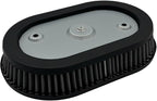 High-Flo Replacement Air Filter Element For Ventilator - Milwaukee-Eight Engine '18-later Softail and '17-later Touring and Trike Models Equipped with 114 Air Cleaner (Grey114 Air Filter Element)