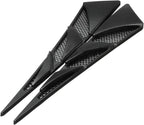 2pcs Car Vent Cover Stickers Car Air Flow Intake Bonnet Styling Stickers Car Body Decorative Strip Auto Exterior Accessories