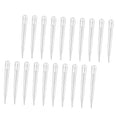 50pcs Transparent Disposable Pipette Tips for Laboratory Use Plastic Liquid Pipettor Nozzle Accessories with Narrow Point Design for Accurate Sample Transfer and Reduced Retention