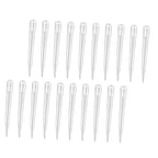 50pcs Transparent Disposable Pipette Tips for Laboratory Use Plastic Liquid Pipettor Nozzle Accessories with Narrow Point Design for Accurate Sample Transfer and Reduced Retention
