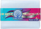 Aquarium Polishing Filter Pad, 200 Micron, 24" x 36", Water Polishing Pad for Crystal Clear Fish Tank, Cut-to-Fit Aquarium Floss Pad, Made in USA (2 Pack)