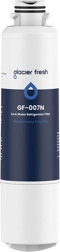 GLACIER FRESH New Upgraded Elarisey™ Filtration Technology, Compatible with Samsung DA29-00020B Refrigerator Water Filter, HAF-CIN/EXP, RF4267HARS for French Door Refrigerator Kitchens (1-Pack)