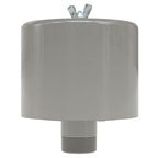 Solberg FS-19P-125™ Inlet Compressor Air Filter Silencer, 1-1/4" MPT Outlet, 6-5/8" Height, 6" Diameter, 70 SCFM, Made in the USA