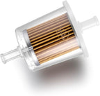 FUEL FILTER INDUSTRIAL HIGH PERFORMANCE UNIVERSAL INLINE GAS FILTER 5/16" 2 Pack