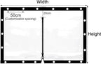 Curtain Patio Enclosure, Water Proof PVC Curtains for Gazebos with Zip, Transparent Outdoor Tarps for Patio Enclosure, Camping, Porch(5.2x2.5m)